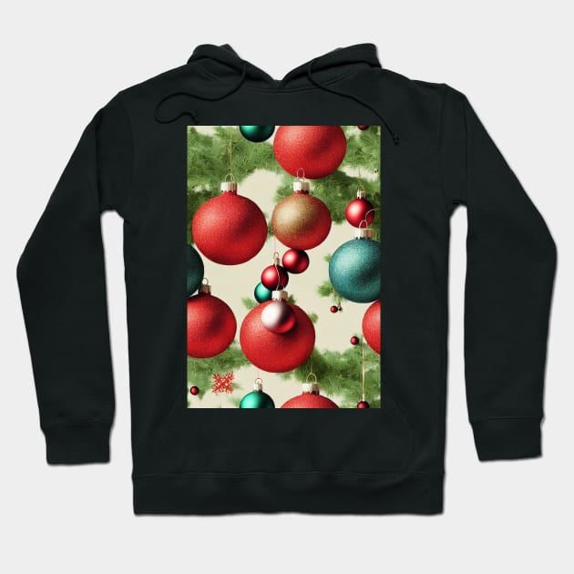 Christmas Seamless Pattern, Christmas Decorations #3 Hoodie by Endless-Designs